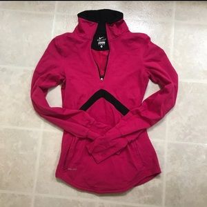 Nike Running Quarter Zip Magenta